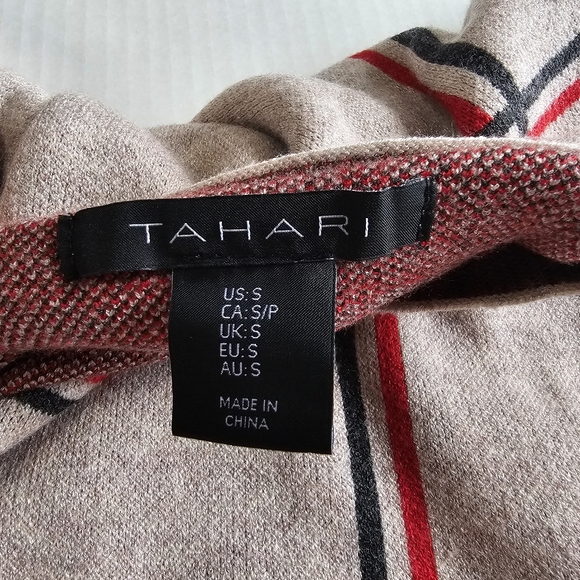 Tahari Mock Neck Long Sleeve Sweater - Picture 2 of 13